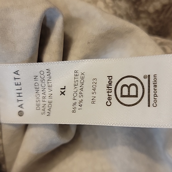 Athleta Zephyr Print High Neck Tank Top - XL - Picture 9 of 10